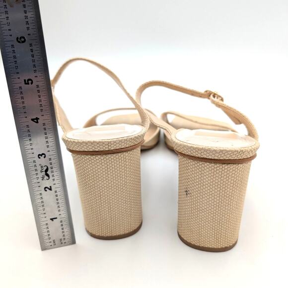 Dolce Vita Nattie Slide Sandal Women's Light Natural Raffia Size US10 EU41 - Picture 4 of 11